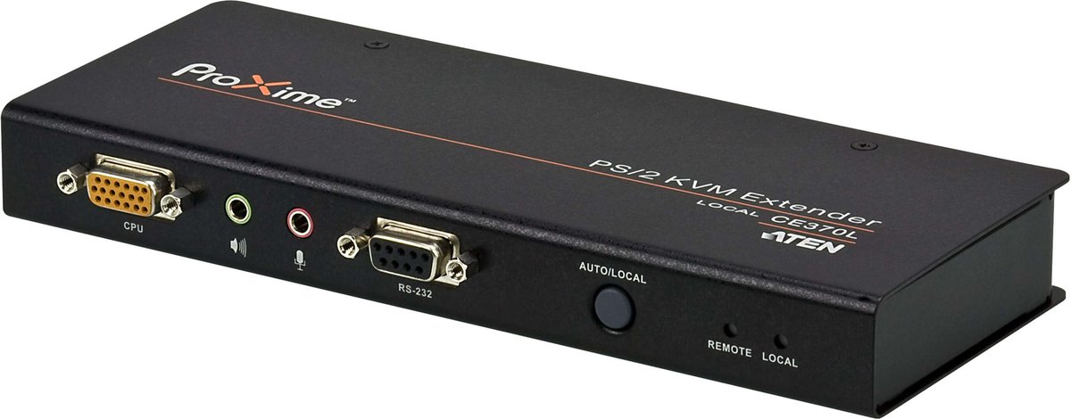 Удлинитель консоли (клав./мышь PS/2 +мон.+аудио+RS232) на 300м/ PS/2 KVM EXTENDER W/1.8M W/230V ADP