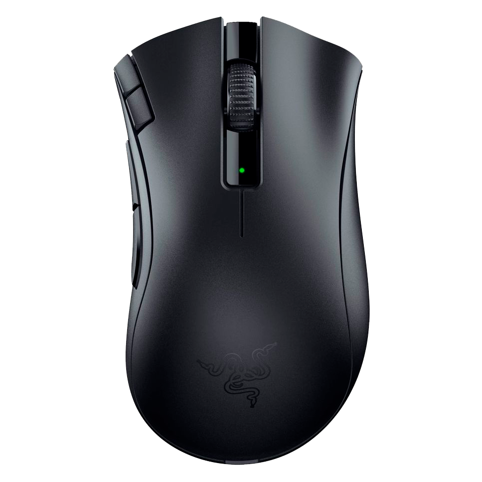 RZ01-04130100-R3G1 - Компьютерная мышь, Razer, DeathAdder V2 X HyperSpeed, RZ01-04130100-R3G1, Игровая, Оптическая, 14000 DPI, 450 IPS, 7 Кнопок, Беспроводная, 2.4 ГГц / Bluetooth, 103 г, Черный