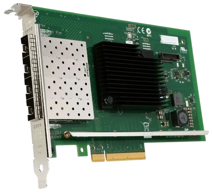Сетевая карта/ Intel® Ethernet Converged Network Adapter X710-DA4, Quad SFP+ Ports, 10 GBit/s, PCI-E x8 (v3)