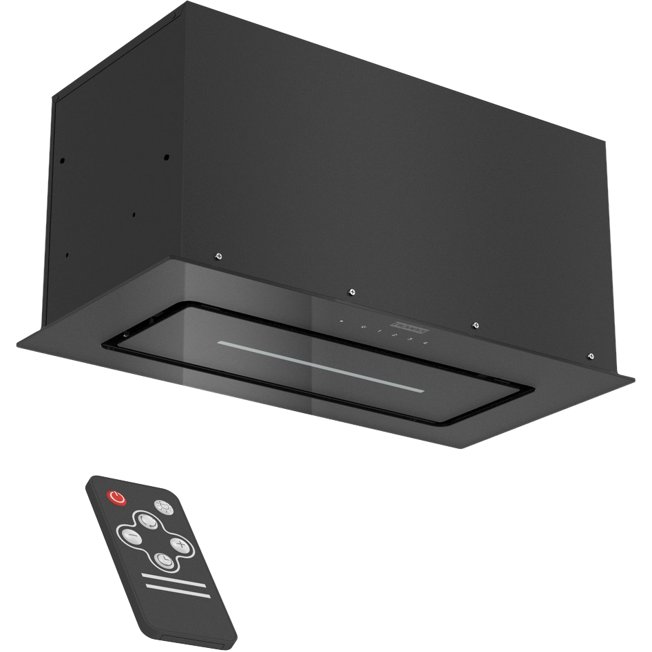 Вытяжка Franke 305.0738.597/ Best, Вытяжка LUCE 60 BK, Встраиваемая вытяжка, воздухопроизводительность 1000 м3/ч, периметральное всасывание, сенсорное управление, пульт ДУ в комплекте, таймер остаточного хода, LED лента, цвет: черный