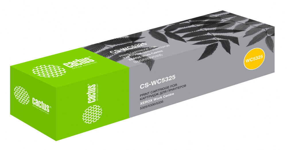 -/ Картридж лазерный Cactus CS-WC5325 006R01160 черный (30000стр.) для Xerox WorkCentre 5325/5330/5335