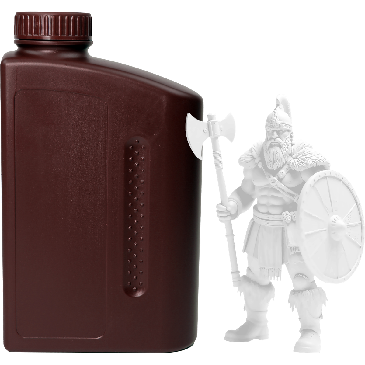Фотополимерная смола NV Print NV-3D-WATER-WASHABLE-RESIN-WHITE, водовымываемая, 1кг