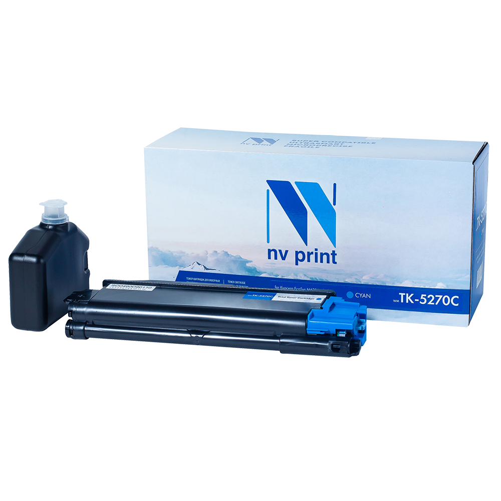Картридж NVPrint совместимый NV-TK-5270 Cyan для Kyocera EcoSys M6230cidn/P6230cdn/M6630cidn (6000k)
