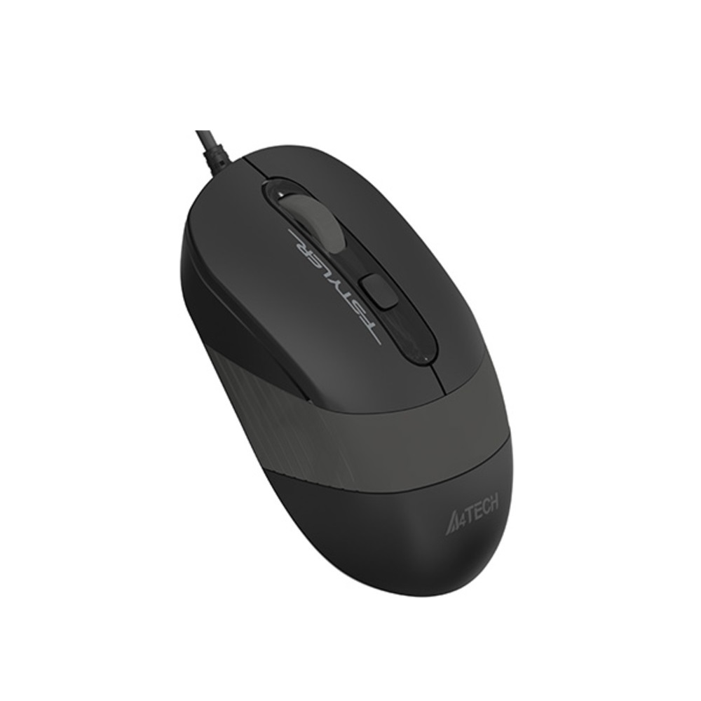 Мышь A4Tech Fstyler FM10 черный/серый оптич. 1600dpi USB 4but (FM10 GREY)