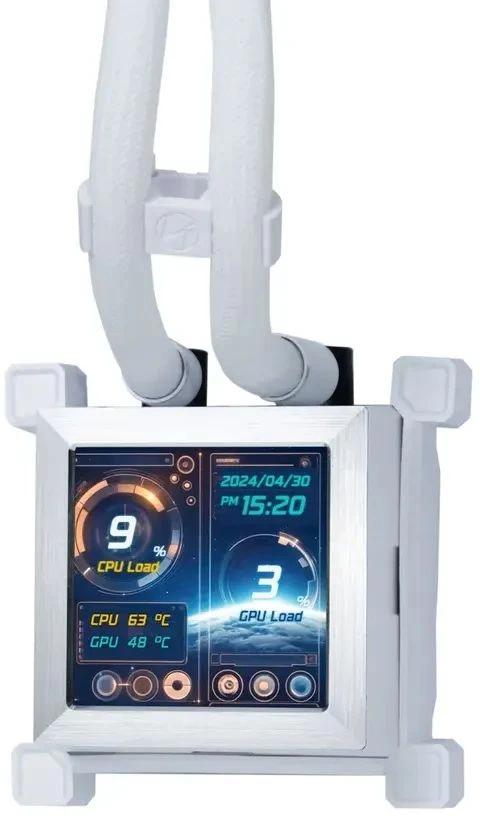 Система водяного охлаждения Lian-Li HydroShift LCD 360S Soc-AM5/AM4/1700/1851 белый 4-pin 29.8dB Al+Cu LCD 330W Ret (G89.GHSLCD36SW.R0) [G89.GHSLCD36SW.R0]