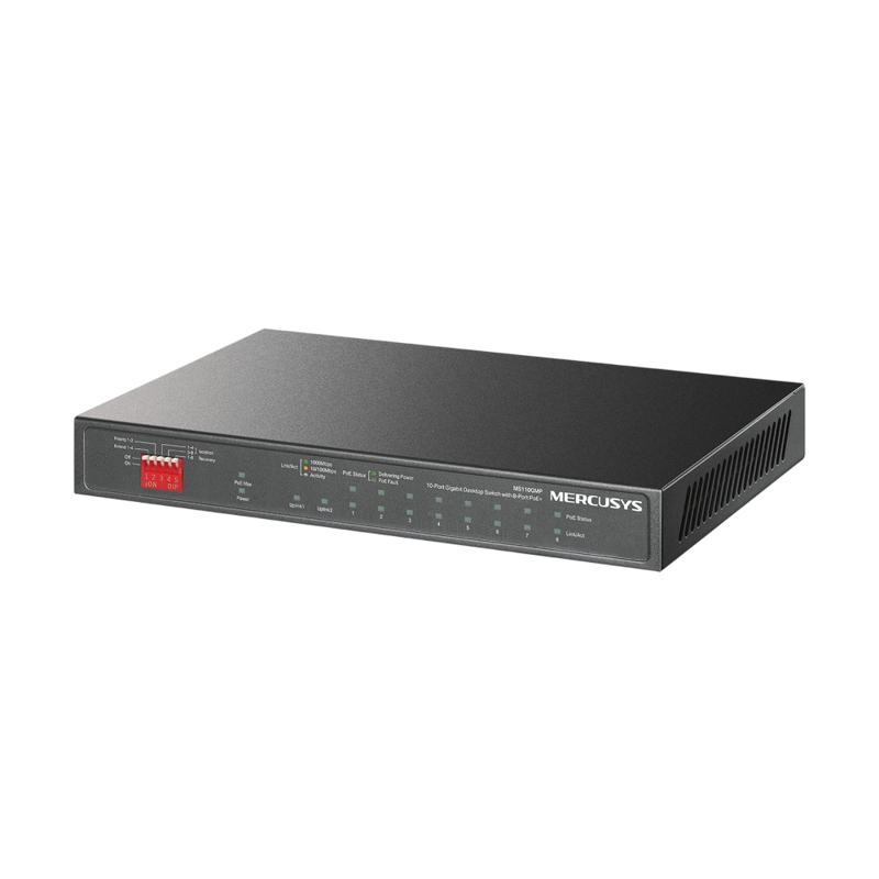 Коммутатор/ 10-Port Gigabit Desktop Switch with 8-Port PoE+