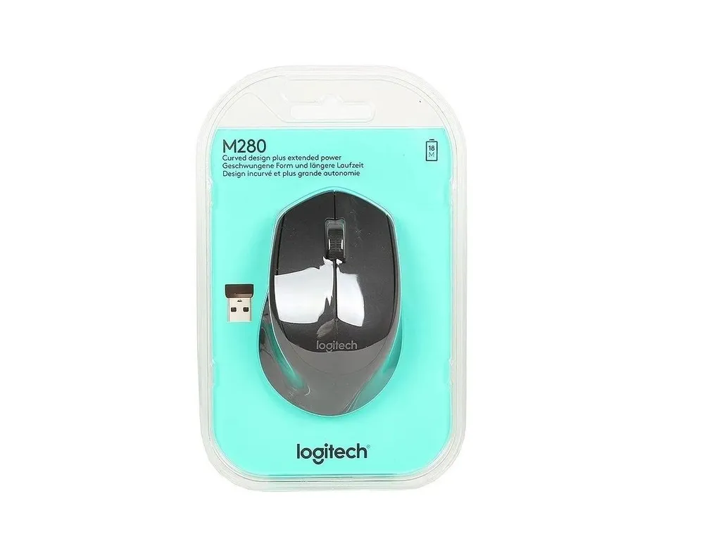 Мышь/ Logitech Wireless Mouse M280 grey