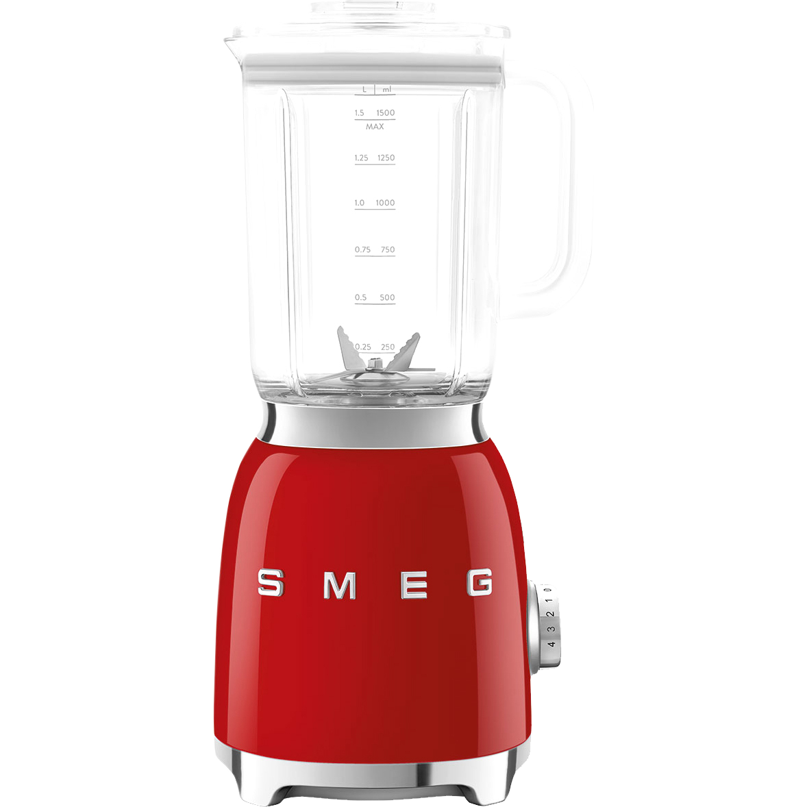 SMEG BLF03RDEU Блендер, объем кувшина 1,5л, красный