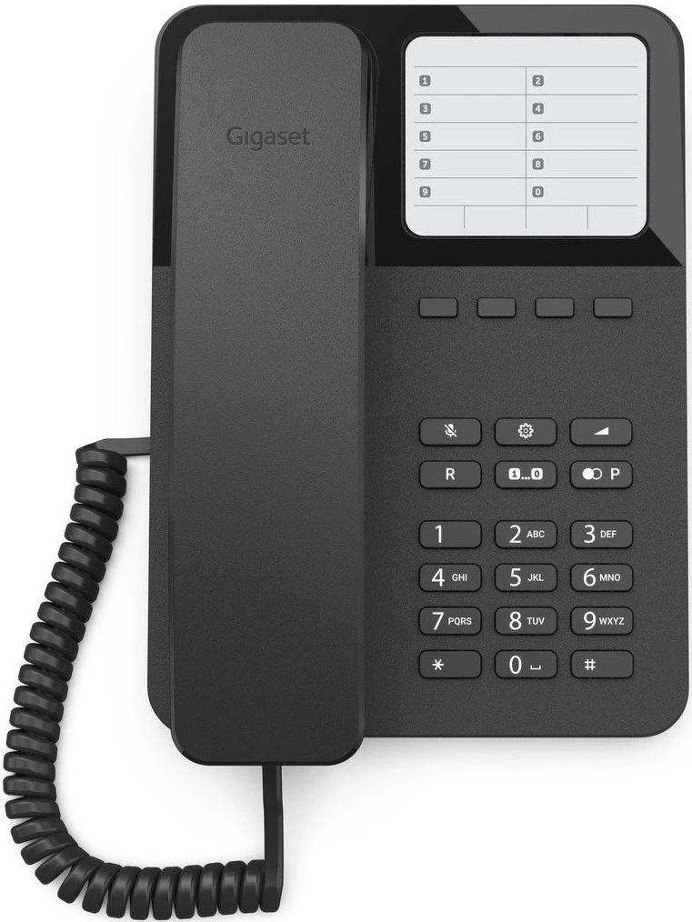 Телефон проводной Gigaset DESK400 черный