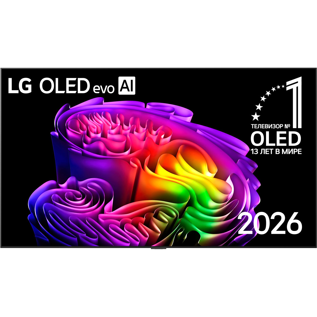 Телевизор 77” LG/ 77” OLED, Gallery, Ultra HD, Smart TV(WebOS 26), Wi-Fi 6, Bluetooth v 5.3, MR NFC, 120Hz Native (VRR 165Hz), 4.2ch (60W) Dolby Atmos, 4хHDMI, 3хUSB, One Wall Mount, матовый металл,