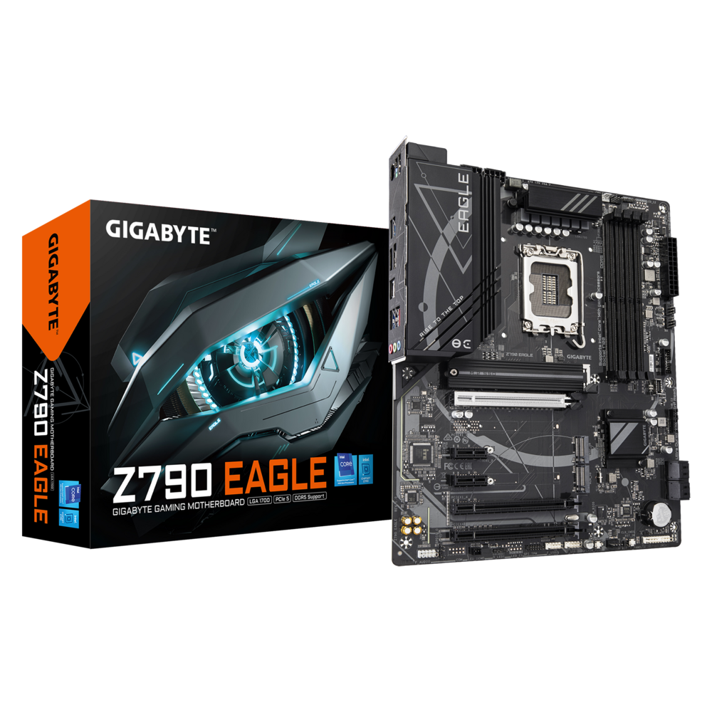 Материнская плата Gigabyte Z790 EAGLE Soc-1700 Intel Z790 4xDDR5 ATX AC`97 8ch(7.1) 2.5Gg RAID+HDMI+DP