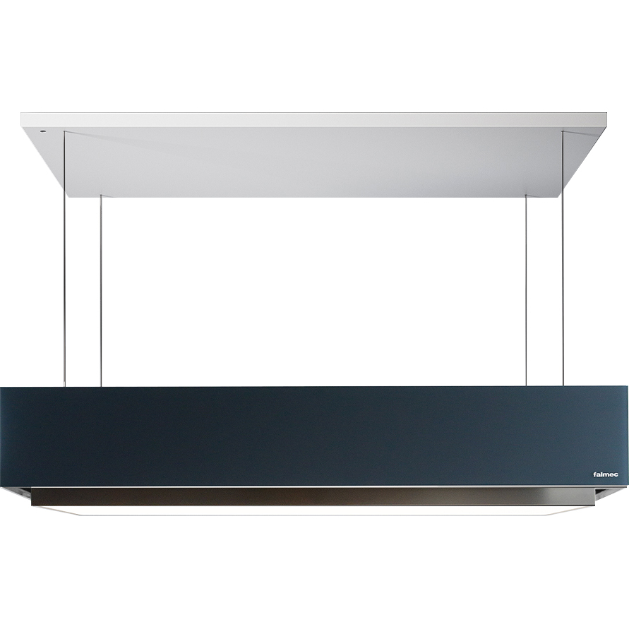 Вытяжка FALMEC LEVANTE 120 GRAPHITE, серия Circle.Tech, островная, 120 см, электронное управление, пульт ДУ в комплекте, светодиодное освещение Dynamic Led Light, технология горизонтальной фильтрации, 4 скорости, рециркуляция, макс. Производительность 960 м3/ч, угольный фильтр в комплекте, цвет графит