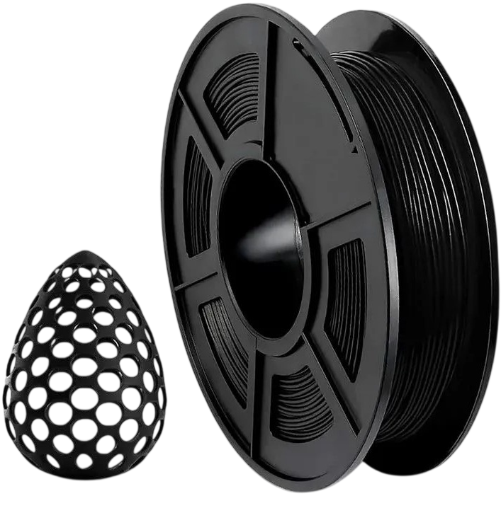 -/ Филамент NV PRINT TPU Black для 3D печати диаметр 1.75мм   масса 1 кг