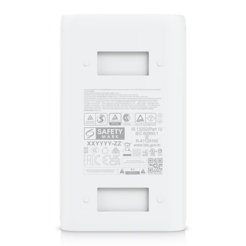 Инжектор/ Ubiquiti U-PoE++, 60W, 48V DC Gigabit PoE injector