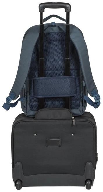 Рюкзак для ноутбука 17" Riva 8460 аквамарин полиэстер женский дизайн (8460 AQUAMARINE)