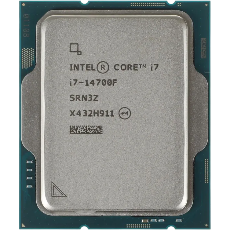 Процессор/ CPU LGA1700 Intel Core i7-14700F (Raptor Lake, (8P+12E)C/28T, 2.1/5.4GHz, 33MB, 65/219W)