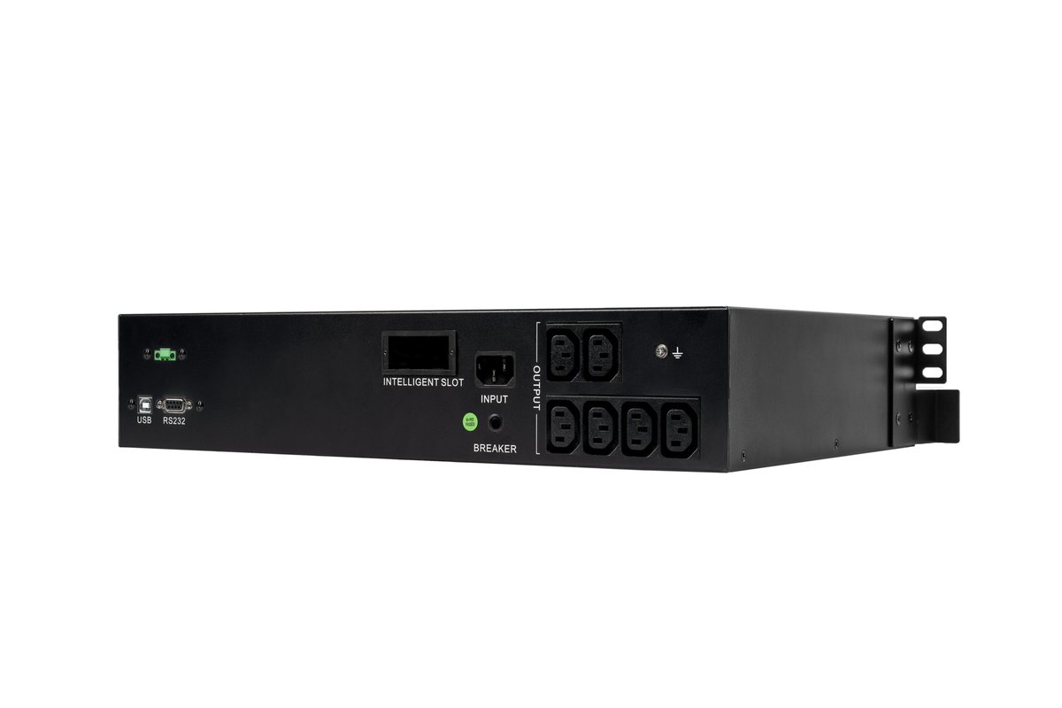 Источник бесперебойного питания Systeme Electric Smart-Save SMT, 1000VA/720W, RM 2U, Line-Interactive, LCD, Out: 230V 6xC13, SNMP Intelligent Slot, USB, RS-232