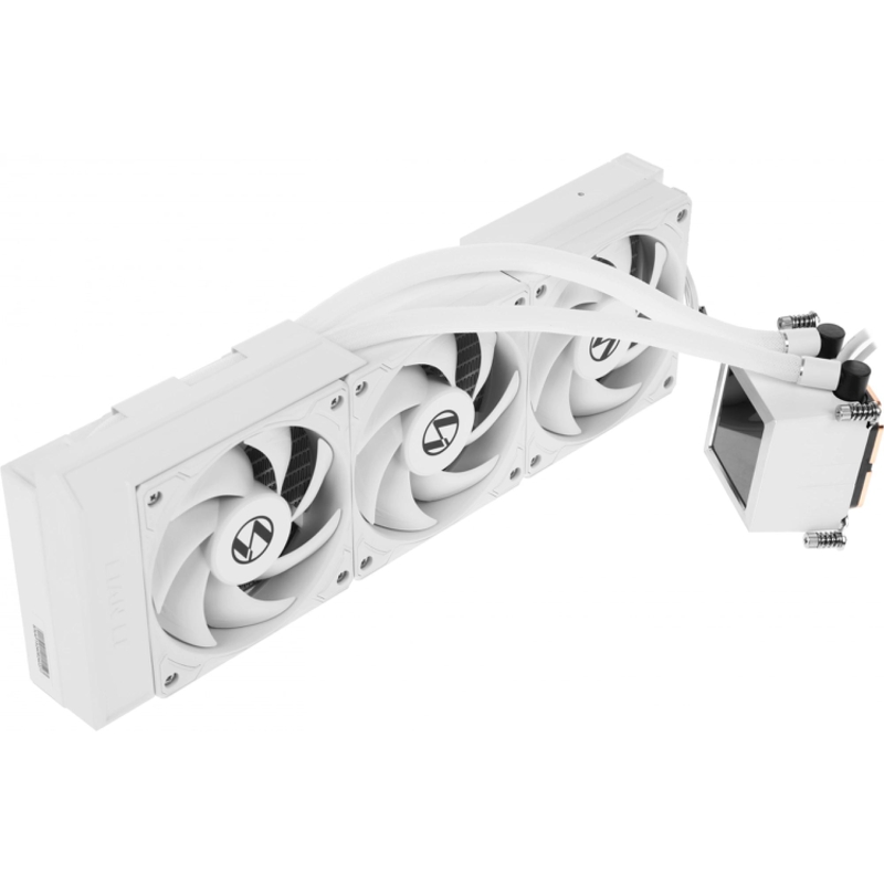 Система водяного охлаждения Lian-Li HydroShift LCD 360S Soc-AM5/AM4/1700/1851 белый 4-pin 29.8dB Al+Cu LCD 330W Ret (G89.GHSLCD36SW.R0) [G89.GHSLCD36SW.R0]