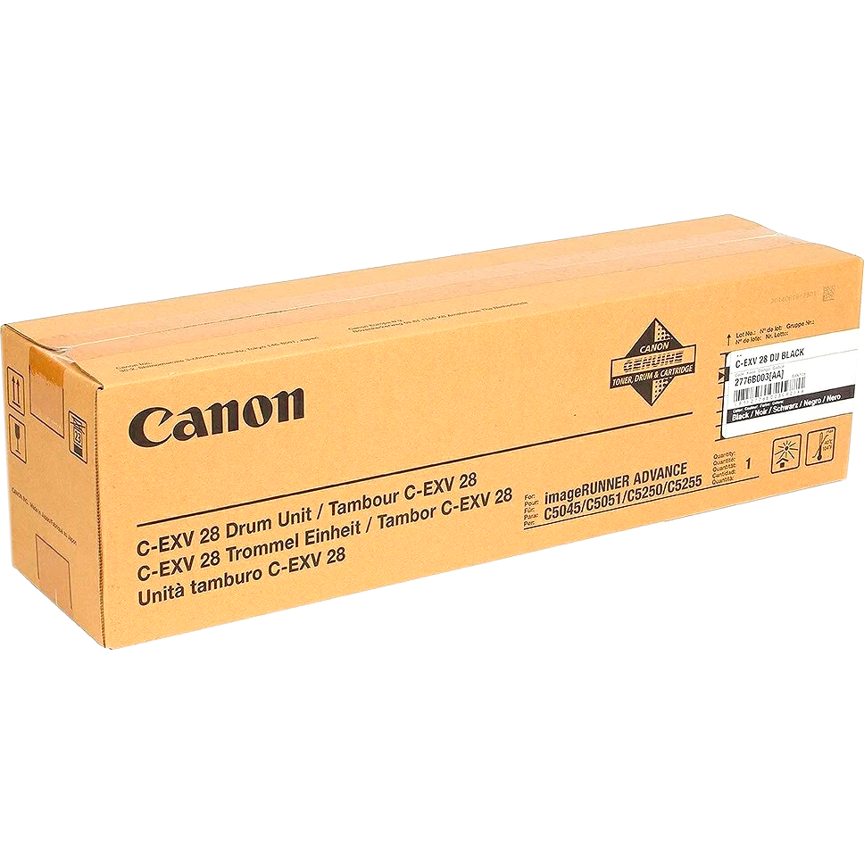 Canon C-EXV28D BK 2776B003AA Фотобарабан чёрный для iR ADV C5250/C5250i/C5255/C5255i  Black