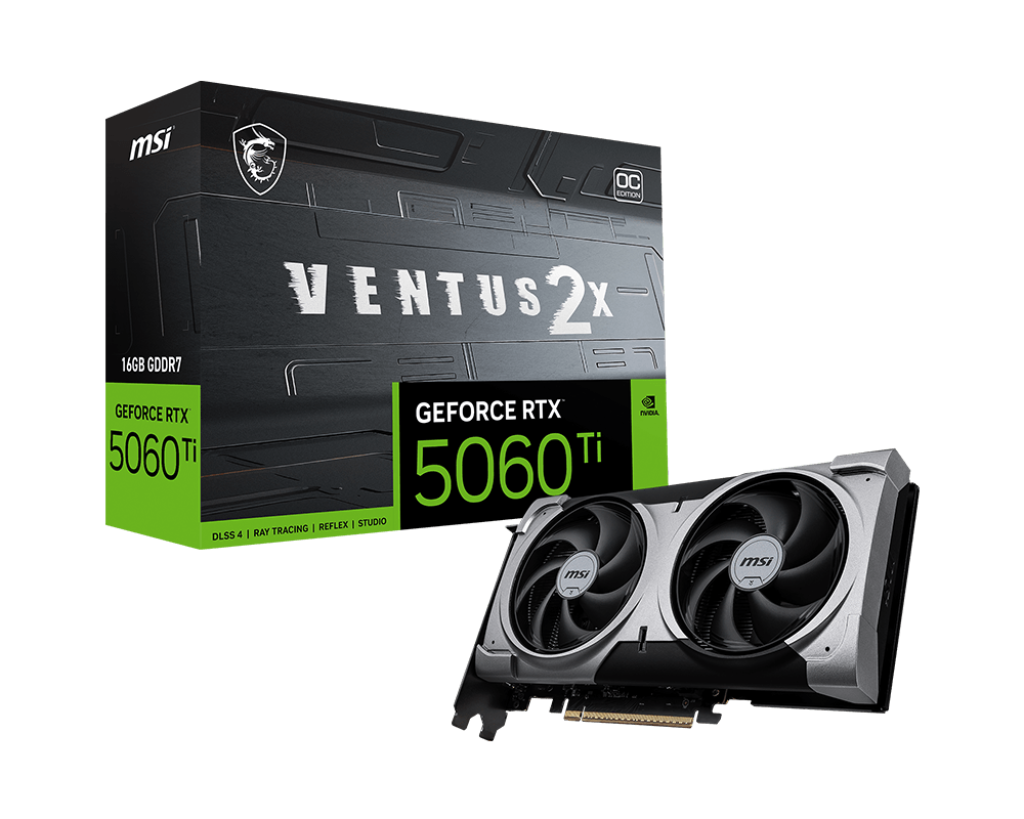 Видеокарта/ GeForce RTX 5060 Ti 16G VENTUS 2X OC PLUS