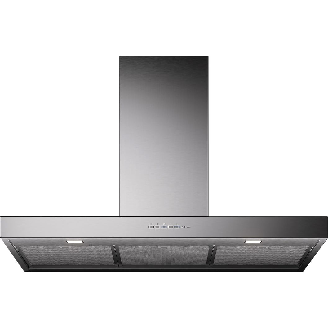Вытяжка FALMEC MERCURIO EVO 90 Dialog System, 90 см, Т-образная, электронное управление, светодиодное освещение, 3 скорости, отвод/циркуляция, таймер, максимальная производительность 600 м3/ч, угольный фильтр (опция), цвет нержавеющая сталь