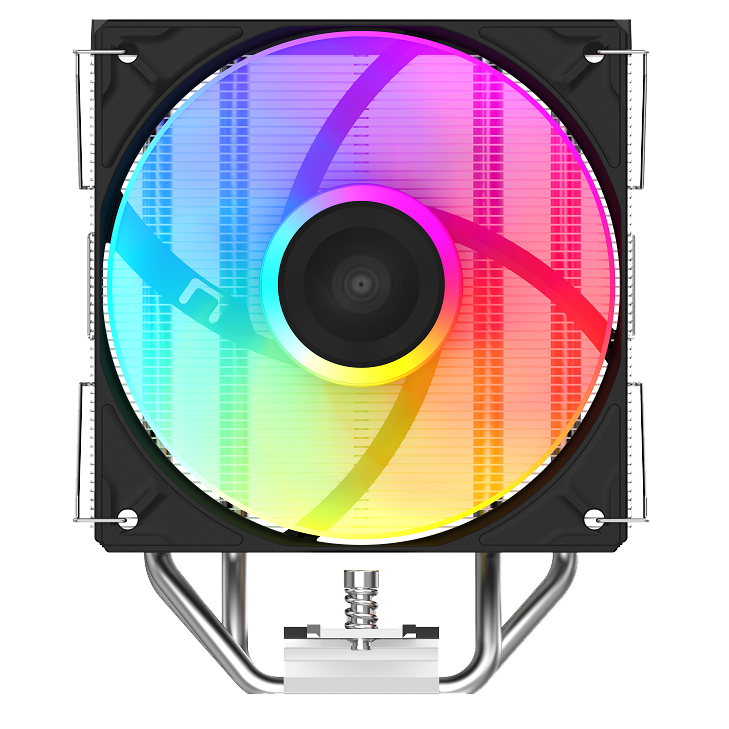 Кулер для процессора CPU Cooler SAMA A40L (240W, 4-pin PWM, 152мм, 4x6мм, ARGb, 1x120мм, 78CFM, 29dBA, 2200RPM, S: 1851/1700/1200/115X, AM5/AM4, серебристый)