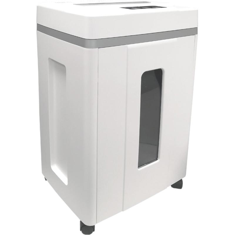 Шредер Office Kit S200TSCD 0,8x2 (секр.P-7) фрагменты 6 лист. 25 л, скобы/пл.карты/CD