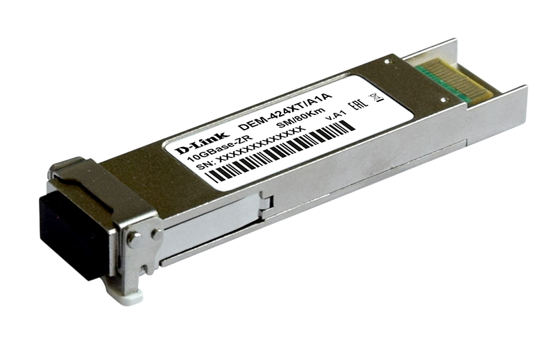D-Link 424XT/A1A Трансивер/ DEM-424XT XFP Transceiver, 10GBase-ZR, Duplex LC, 1550nm,  Single-mode,  80KM