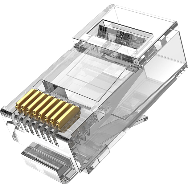 Коннектор Vention RJ45 (8p8c), UTP, cat. 6A, под витую пару (50 шт.)