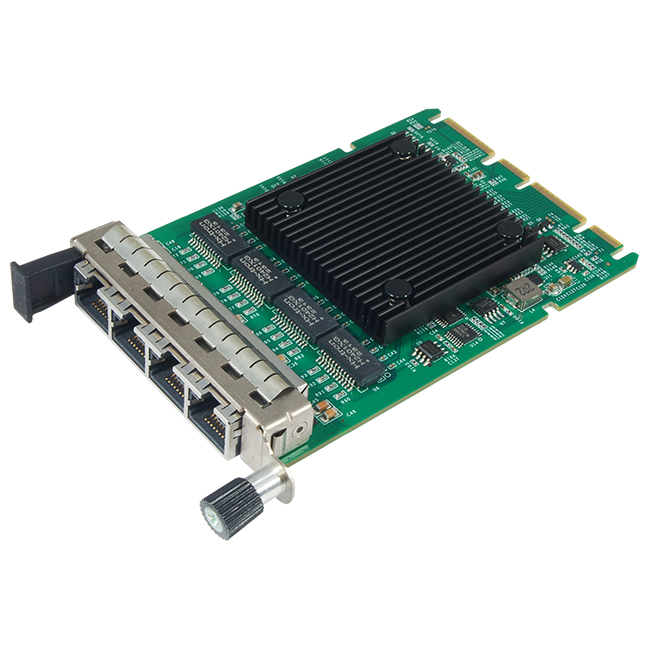 Сетевая карта/ 1G Quad Port RJ45 OCP3.0 Ethernet Adapter with Intel I350-AM4 Chipset