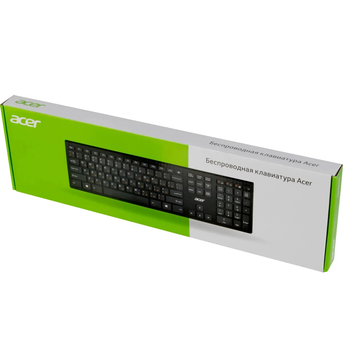 Клавиатура/ Клавиатура беспроводная Acer OKR020 Wireless 2.4G slim Multimedia black