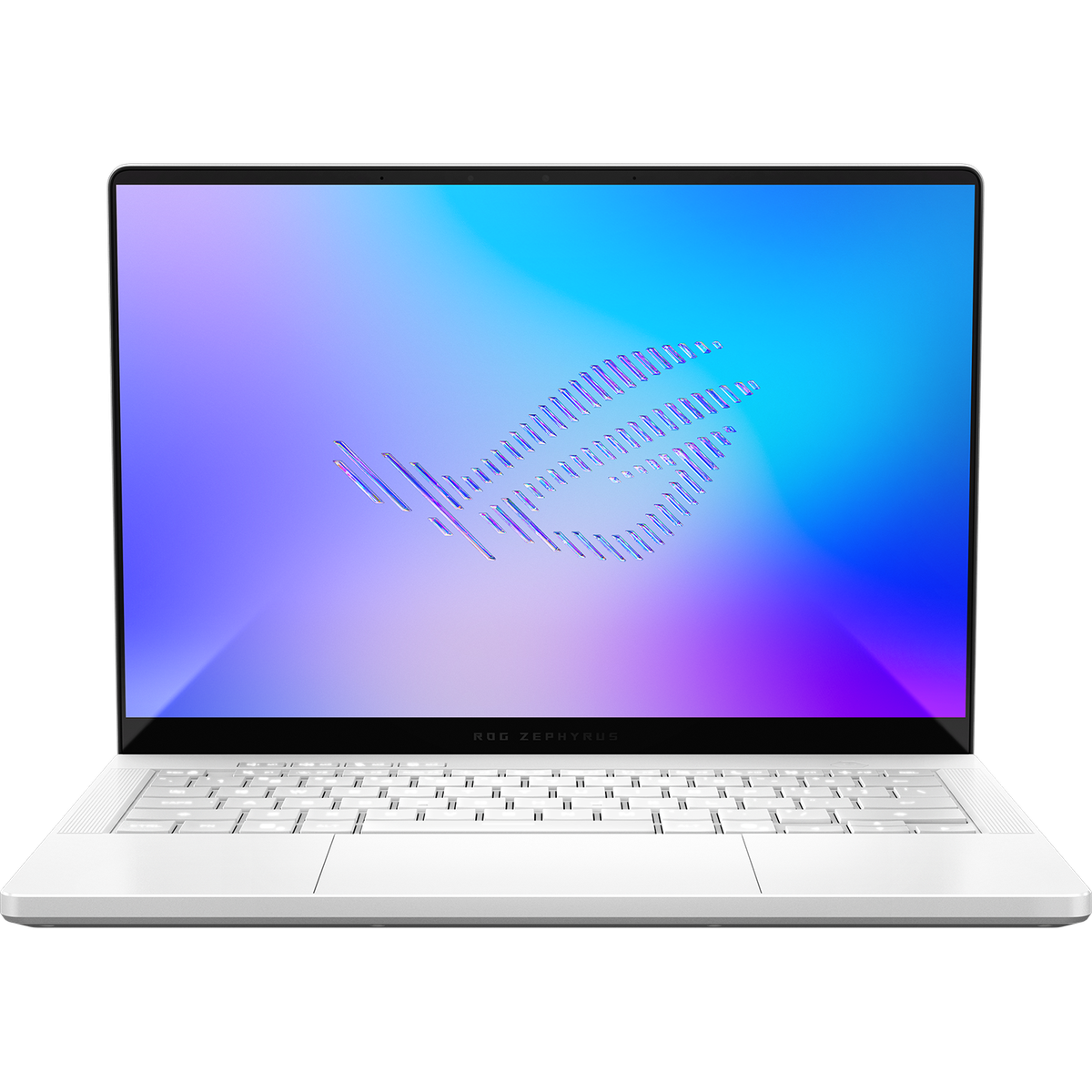 Ноутбук/ ASUS ROG Zephyrus G14 GU405AW-SY024W 14"(2880x1800 OLED 120Hz)/Intel Ultra 9 386H(2.1Ghz)/32768Mb/1024PCISSDGb/noDVD/Ext:nVidia GeForce RTX 5080(16384Mb)/Cam/BT/WiFi/73WHr/war 1y/1.57kg/Platinum White/Win11Home +  +чехол