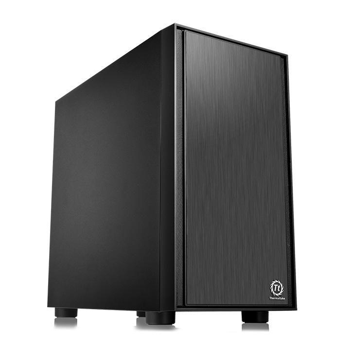 (Поврежденная упаковка) Корпус Thermaltake Versa H17 черный без БП mATX 1xUSB2.0 1xUSB3.0 audio bott PSU