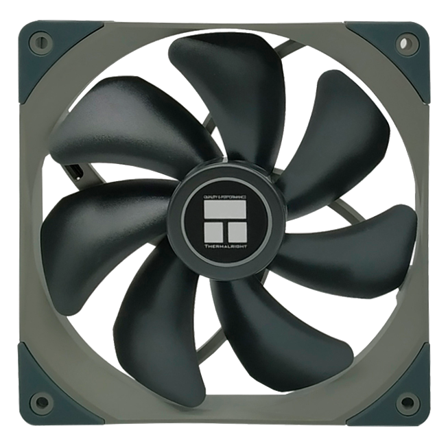 Кулер для корпуса/ Case Cooler Thermalright TL-C14 (140x140x26mm, 4-pin PWM, 74.3CFM, 26.6dBA, 1500RPM, Grey)