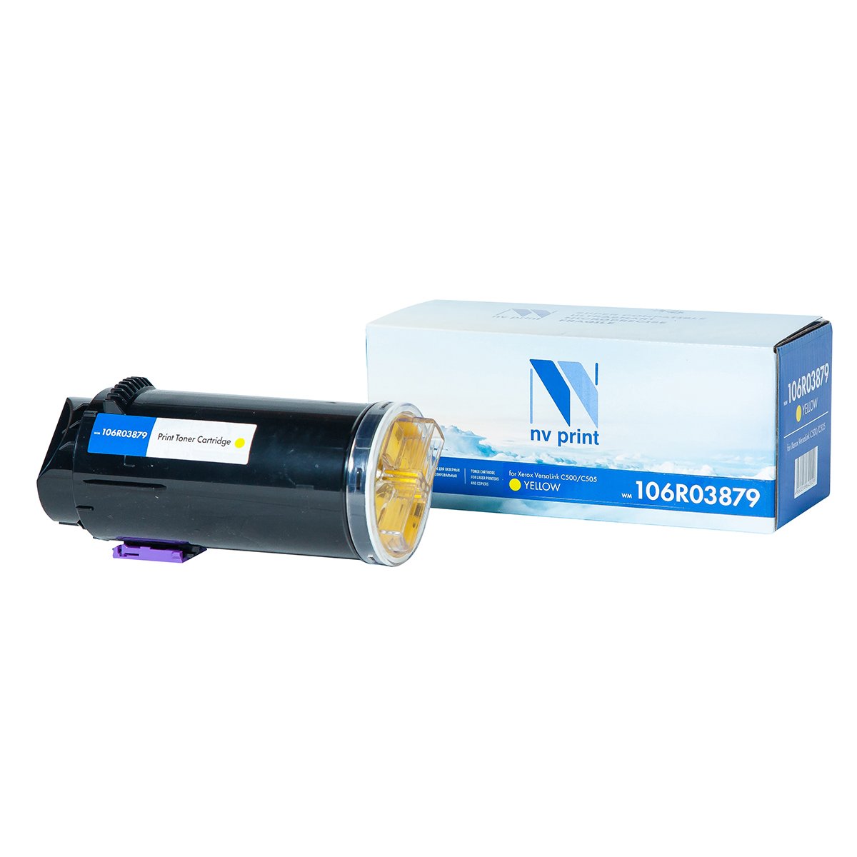 Картридж лазерный NVPrint совместимый NV-106R03879 желтый для Xerox VersaLink C500/C505 (2400k)
