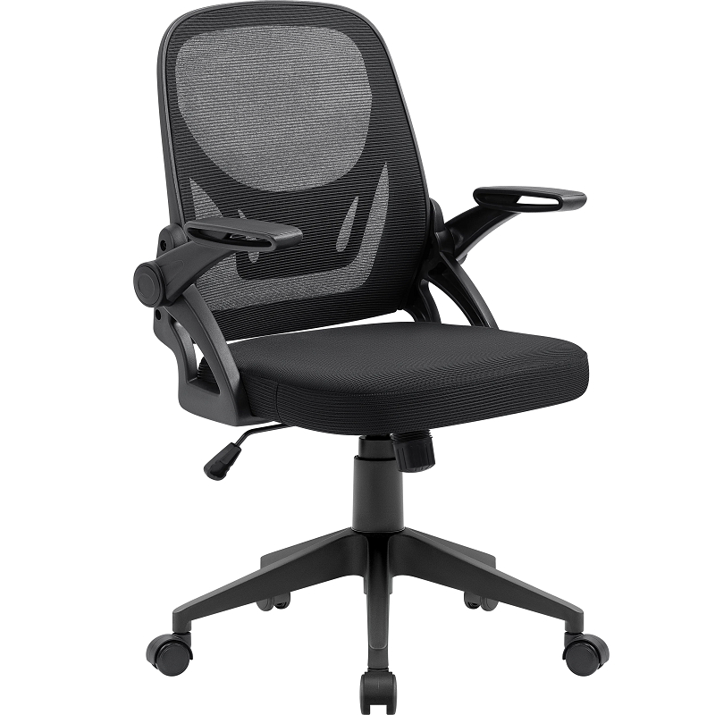 Кресло офисное Office класс-2 до 120кг подлокотники сетка черный 64317 DEFENDER