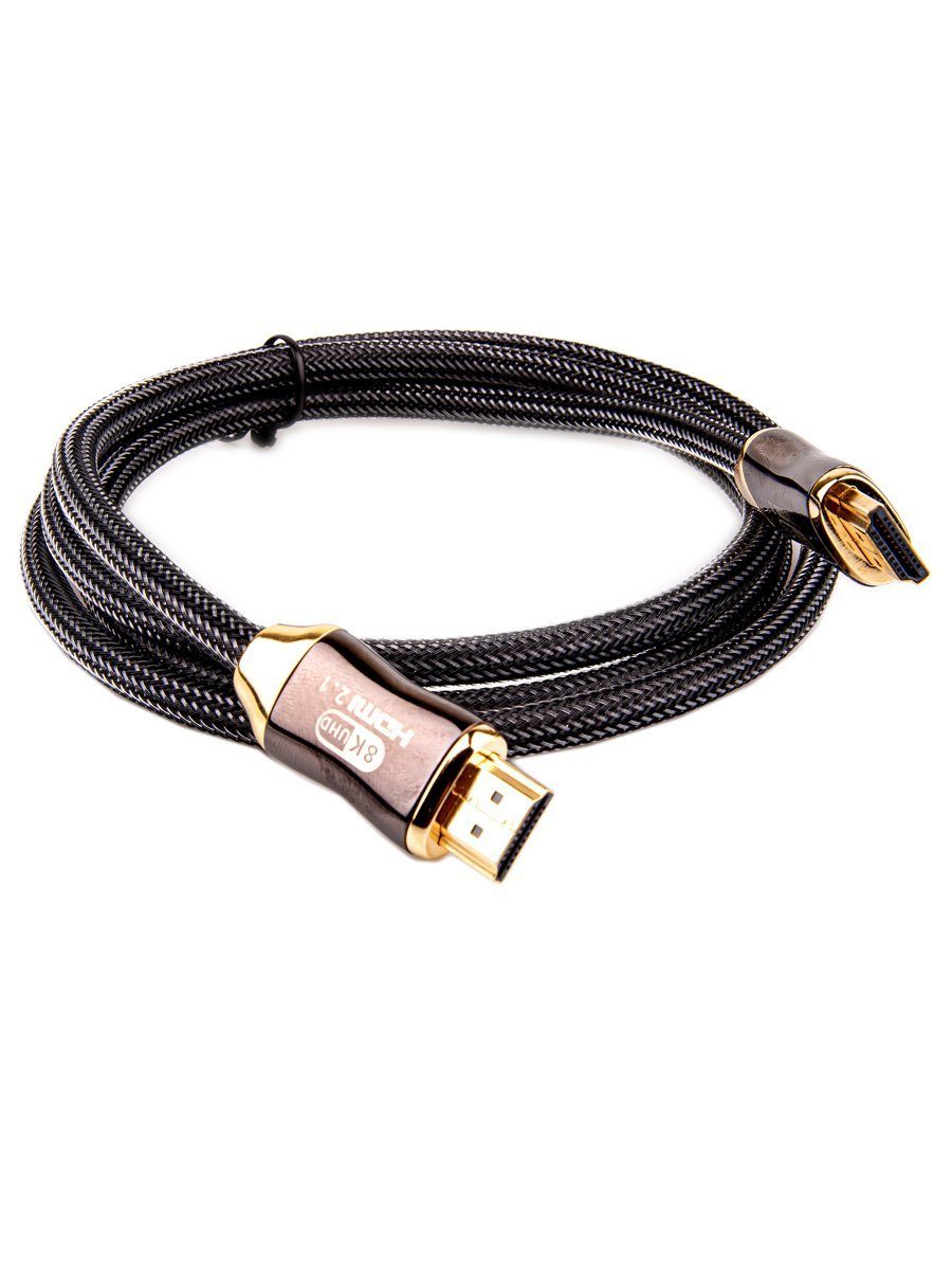 Кабель/ Кабель HDMI 19M/M,ver. 2.1, 8K@60 Hz 1.5m метал разъемы, нейлоновая оплетка Telecom <TCG300-1.5M>