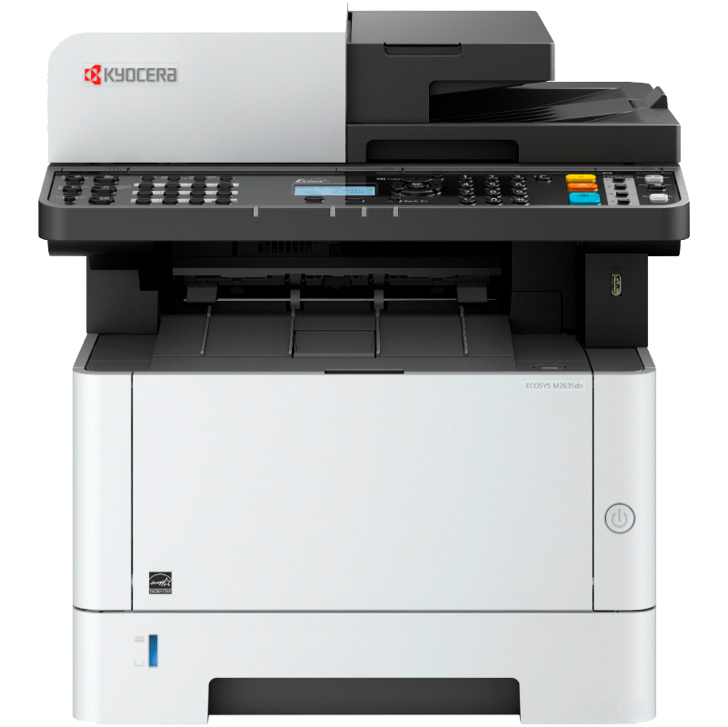 1102S13NL0 - МФУ Kyocera ECOSYS M2635dn: Технология: лазерное ; Время разогрева:  До 17 секунд; Время выхода первого листа: До 6,8 секунд; Время выхода первой копии: 6,9 секунд; Выходной лоток: Макс. 150 листов лицевой стороной вниз с датчиком заполнения бумаги; USB 2.0 (Hi-Speed), USB Host, Fast Ethernet 10/100Base-TX, слот для...