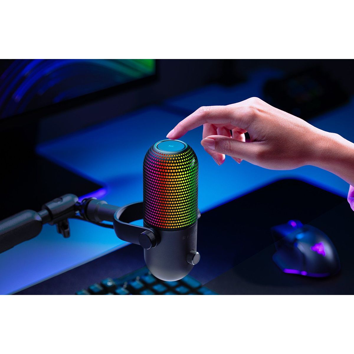 Микрофон Razer Seiren V3 Chroma - Black/ Razer Microphone Seiren V3 Chroma - Black