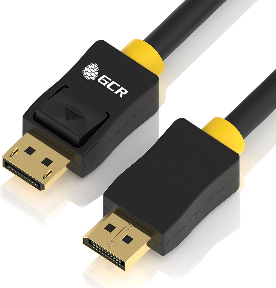 GCR Кабель PROF 3.0m DisplayPort v1.2, 19M/19M, черный, медь, 28/28 AWG
