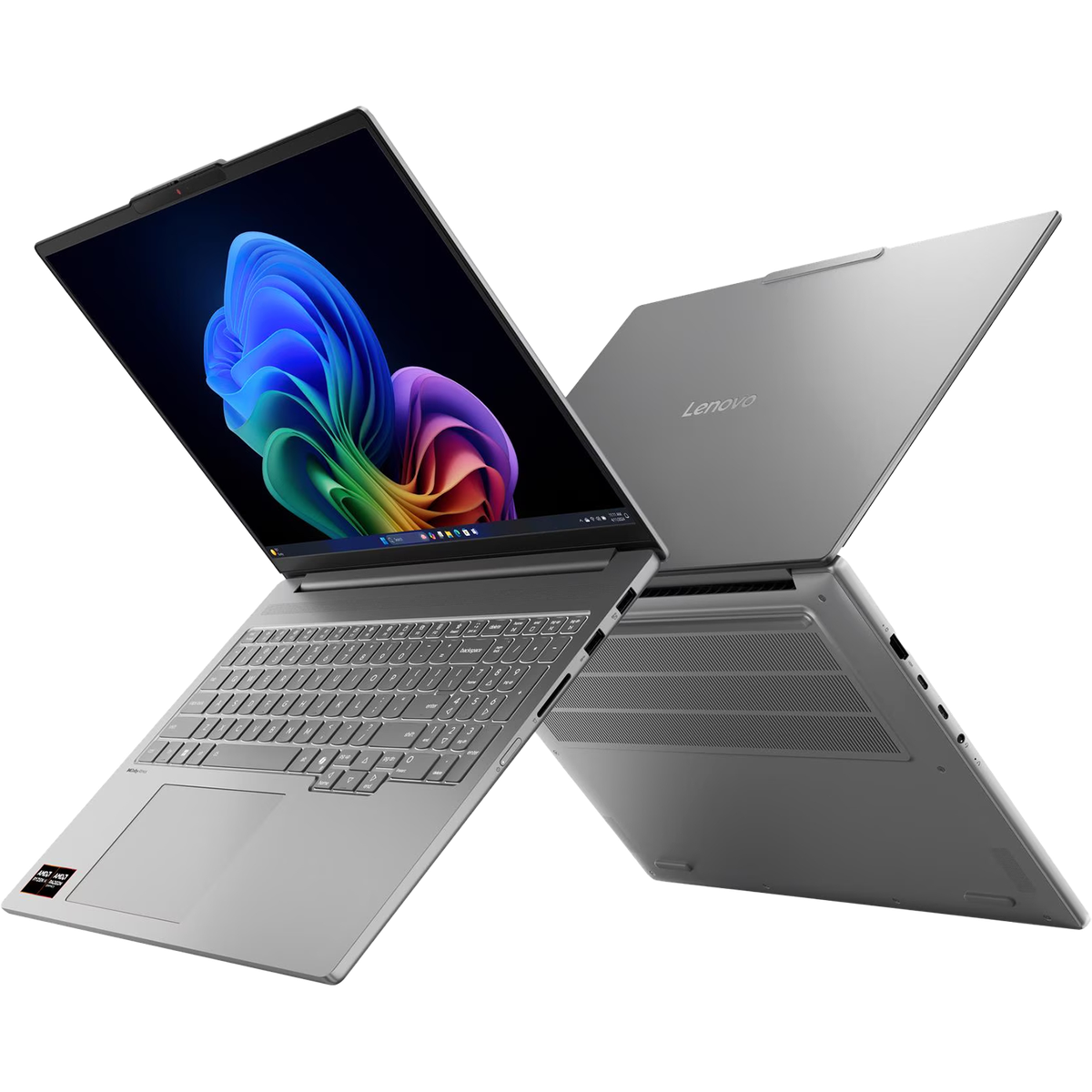 Ноутбук/ Lenovo IdeaPad Pro 5 16AKP10 16″(2880×1800 OLED)/AMD Ryzen AI 7  350(2Ghz)/32768Mb/1024PCISSDGb/noDVD/Int:AMD Radeon 860M/Cam/BT/WiFi/84WHr/war 1y/1.72kg/luna grey/noOS + 100W, RU kbd