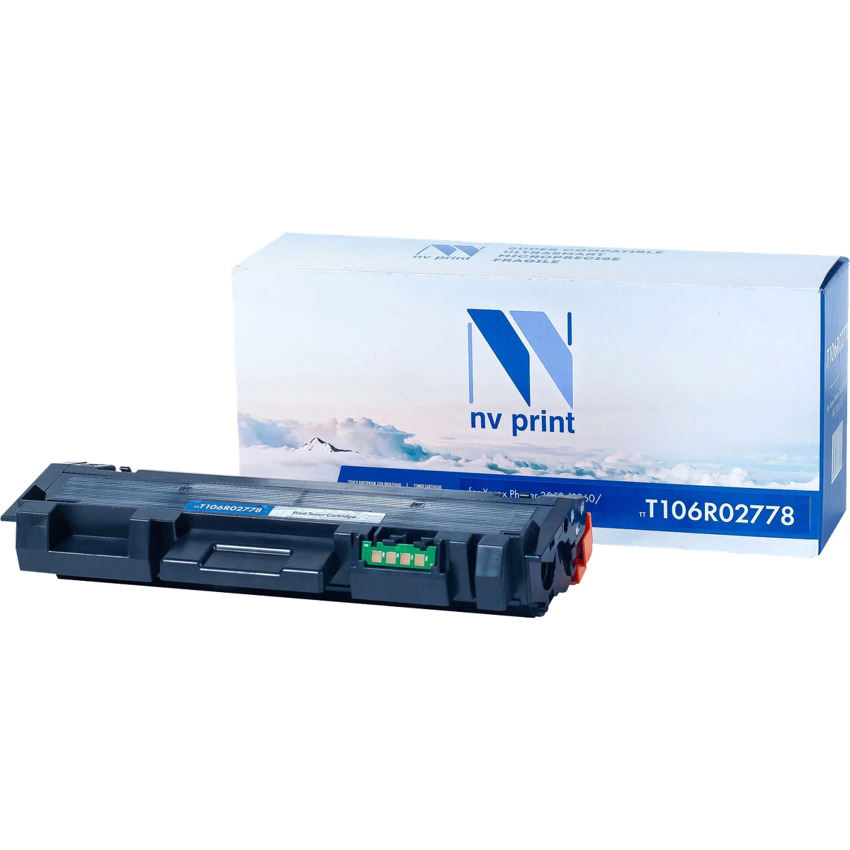 Картридж лазерный NVPrint совместимый NV-T106R02778-SET2 для Xerox Phaser 3052/3260/WorkCentre 3215/3225 (3000k) (2 шт)