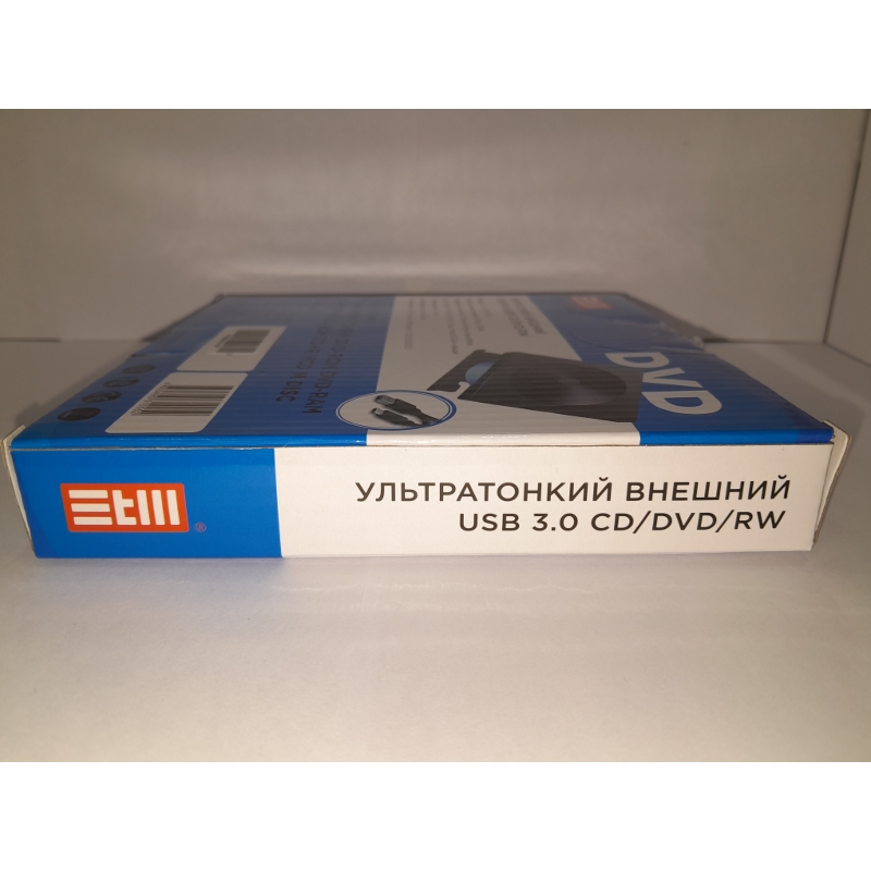 Внешний оптический DVD привод/ DVD-RW ext. Black Slim Ret USB3.0+TYPE-C, M-disc