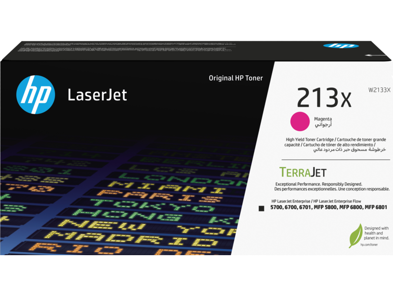 W2133X - 213X Mgn Original LaserJet Toner Crtg  for Color LaserJet Ent 5700/5800/6700/6800, up to 6000 pages