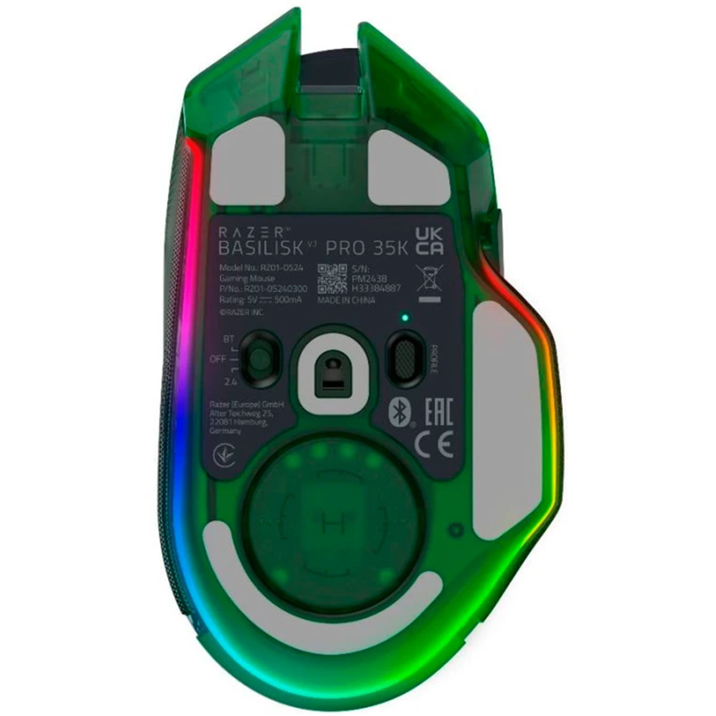 Игровая мышь Razer Basilisk V3 Pro 35K - Phantom Green Ed. Mouse/ Razer Mouse Basilisk V3 Pro 35K - Phantom Green Ed.  ws