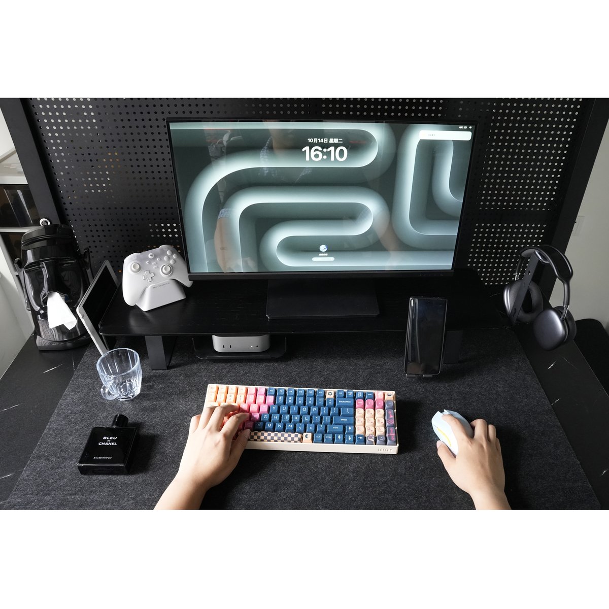 Коврик для мыши/ Mouse pad GEEK NOOK 100*50CM Black Felt