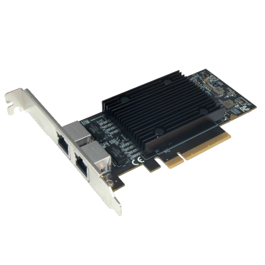 Сетевая карта/ 10G Dual Port RJ45 PCIE Ethernet Adapter with Broadcom BCM57416 chipset