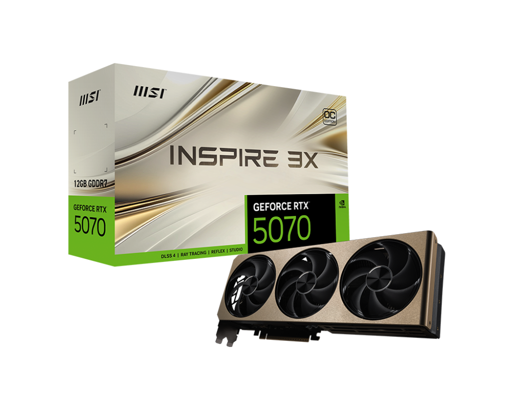 Видеокарта/ GeForce RTX 5070 12G INSPIRE 3X OC