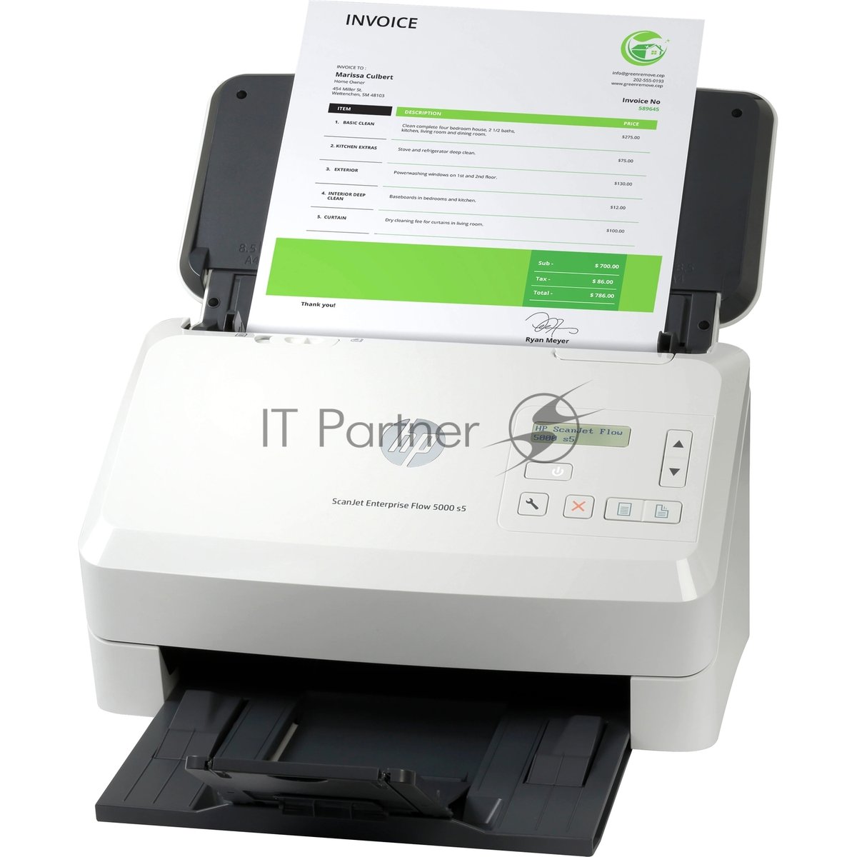 Сканер HP ScanJet Enterprise Flow 5000 s5, 1y warr, (replace L2755A)