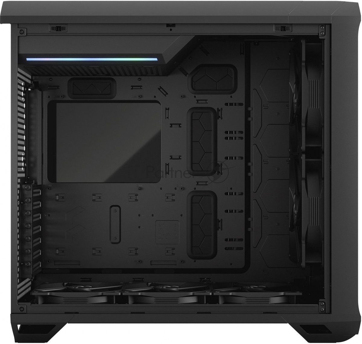 Компьютерный корпус Fractal Design Torrent Black TG Light Tint/E-ATX, TG, 2x3.5, 4x2.5, 7xPCI, 1xUSB-C, 2xUSB3.0/2x180mm, 3x140mm fans inc./FD-C-TOR1A-01